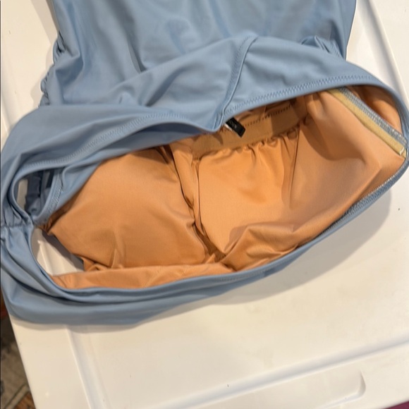 J Crew Reimagined One Shoulder Blue Swimsuit ✨🫶🏻 - Picture 7 of 8